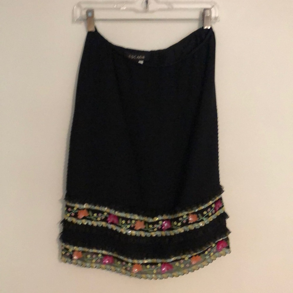 Escada Black Skirt EUC Sz 36